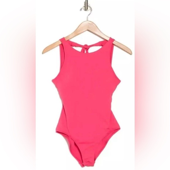Tommy Bahama Pearl High Neck One Piece Swimsuit - Size 6 - Coral Coast - NWT - Picture 1 of 8